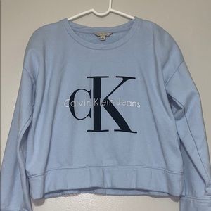 Light blue Calvin Klein sweatshirt